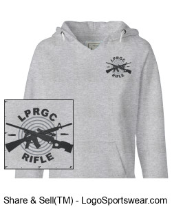 LPRGC womans v-neck hoodie with logo Design Zoom